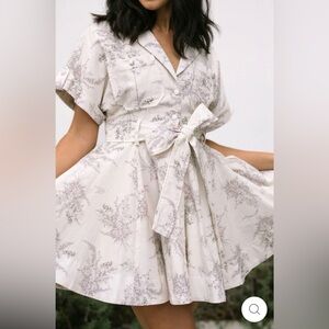 Morning Lavender NWT Marnie Belted Mini Dress